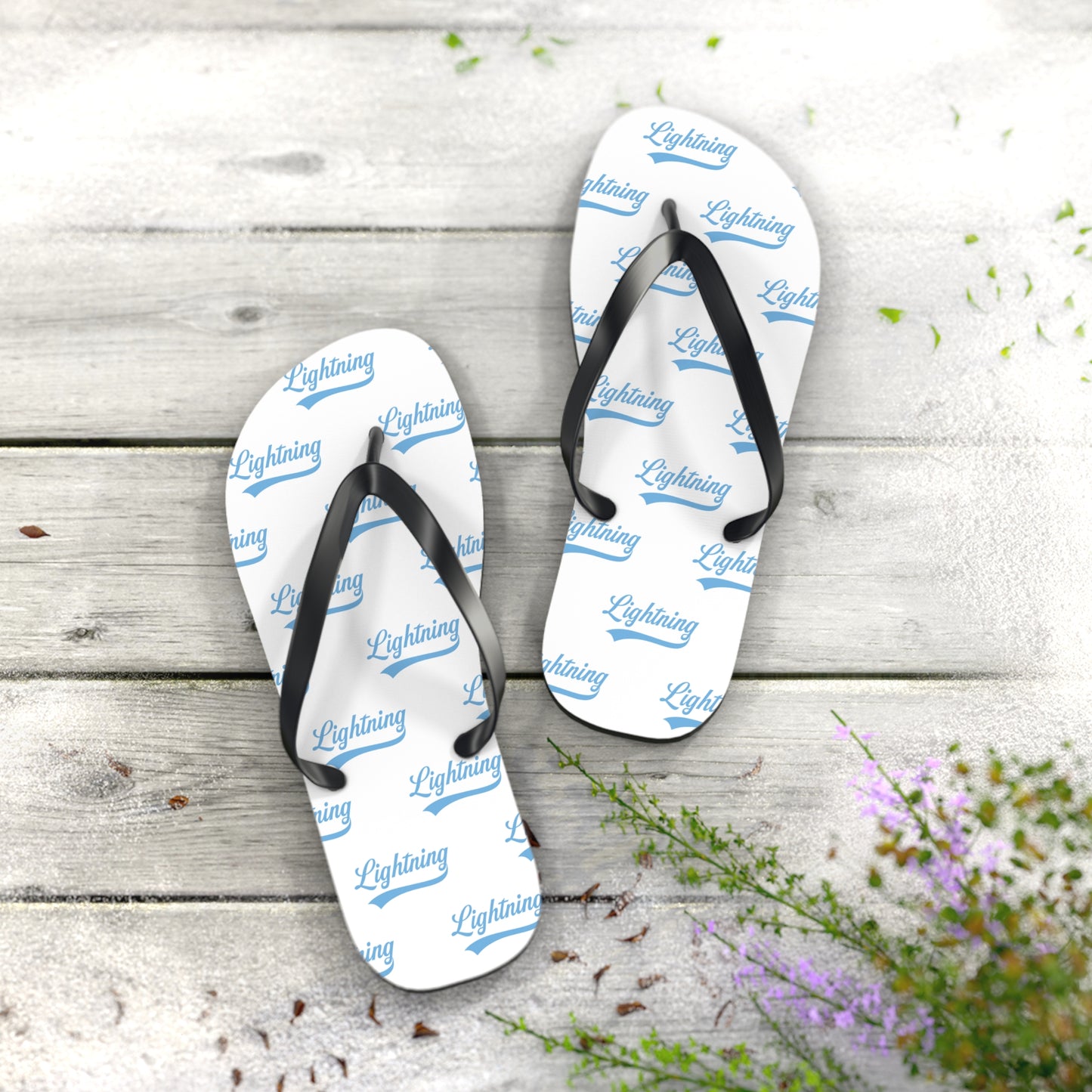 Flip Flops Lightning Baseball