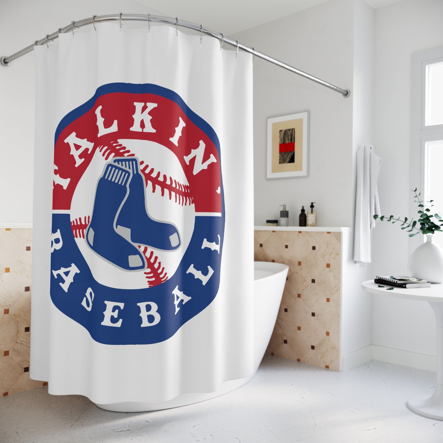 Shower Curtains Talkin' Baseball