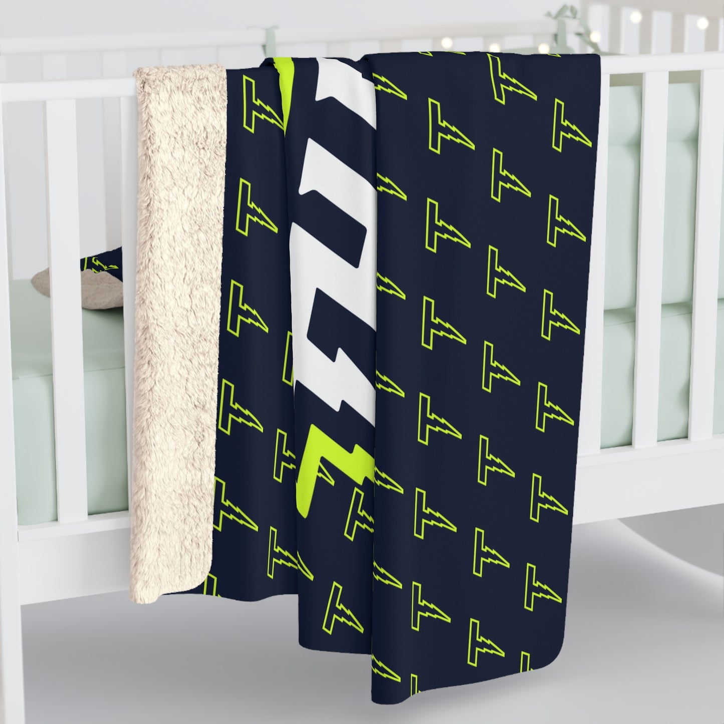 Thunder Sherpa Fleece Blanket
