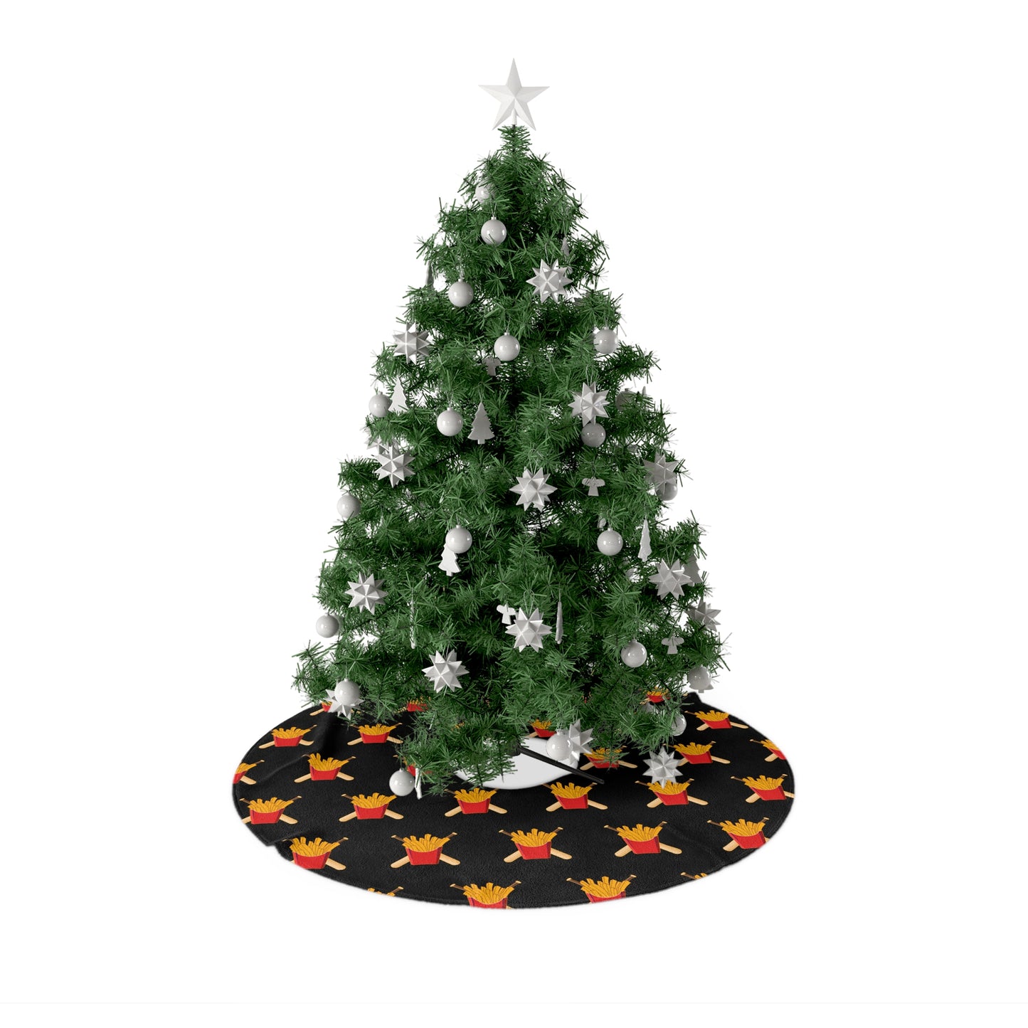 Christmas Tree Skirts Team Rally Fries