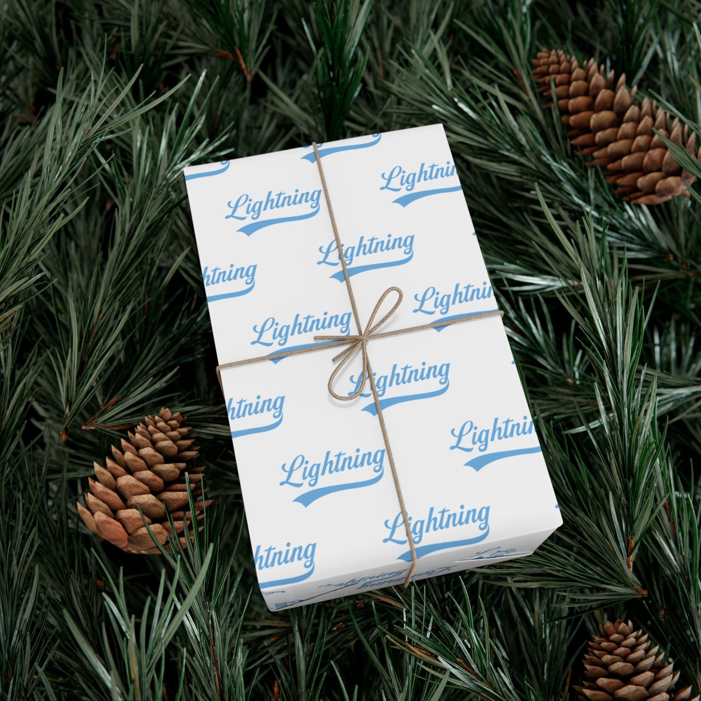 Gift Wrap Papers Lightning Baseball