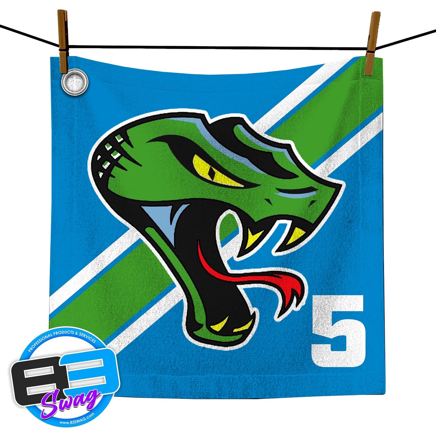 14"x14" Rally Towel - Cottonmouths Baseball - 83Swag