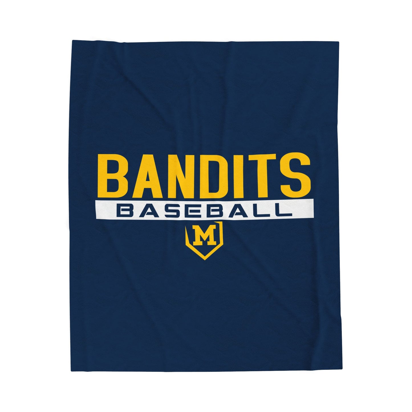 Velveteen Plush Blanket Bandits Baseball