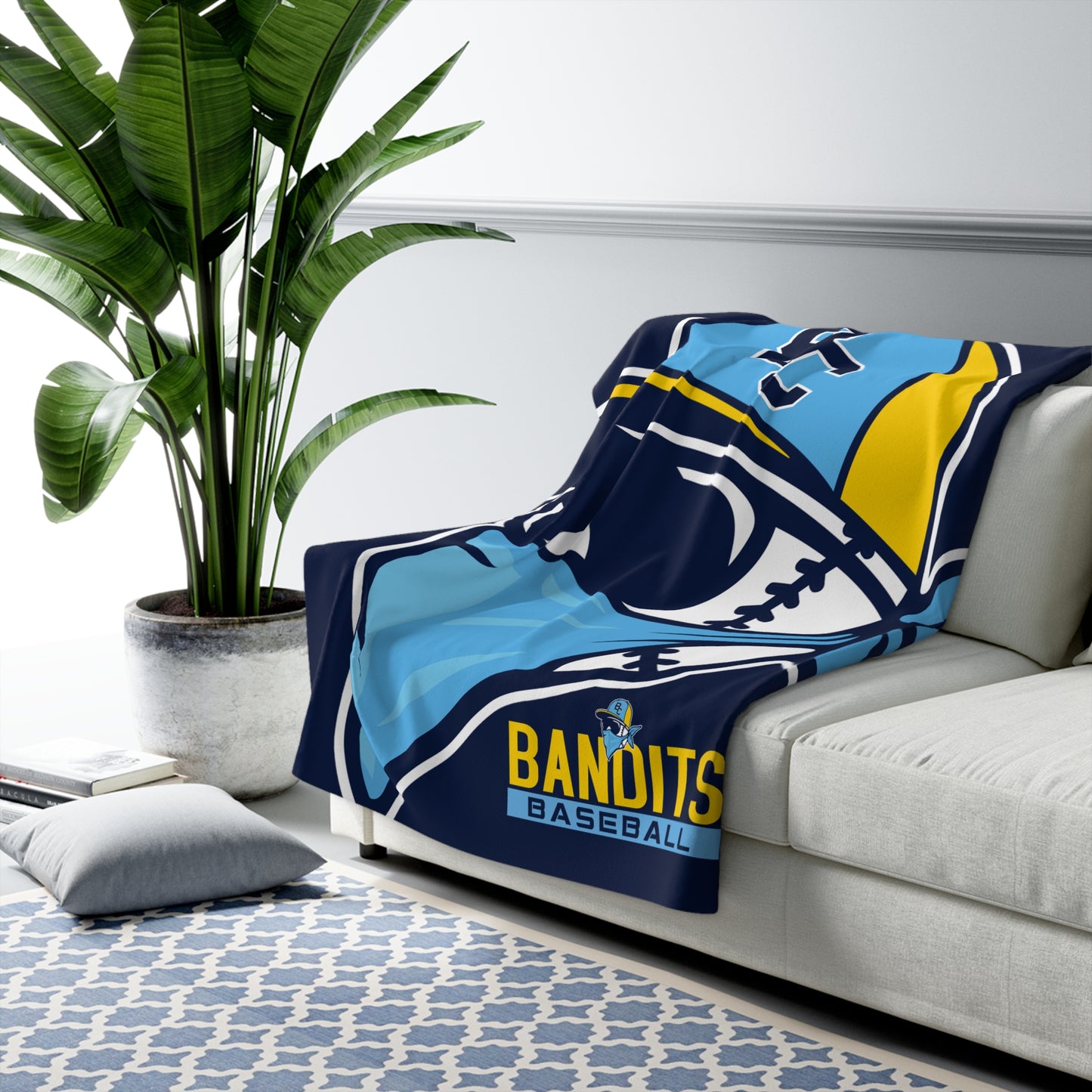 Sherpa Fleece Blanket Bold City Bandits Baseball