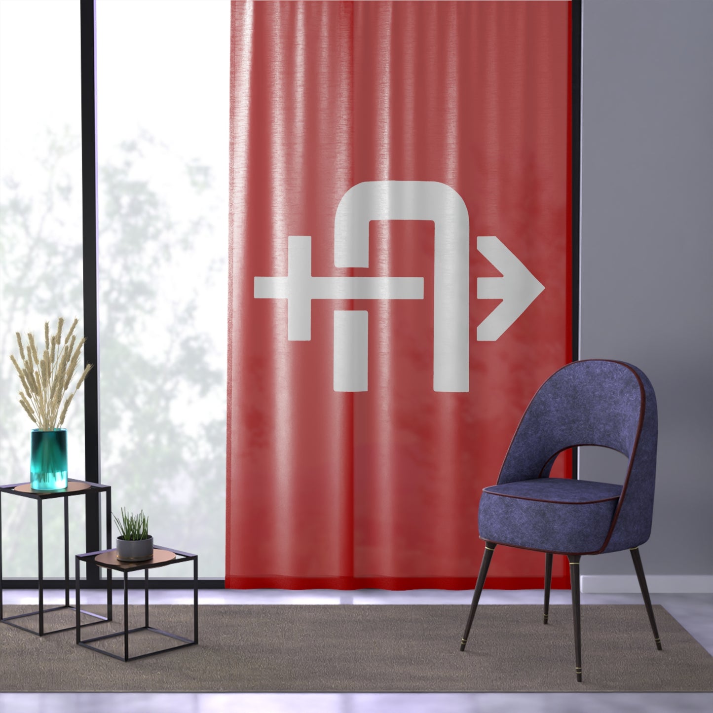 Window Curtain Arrows Baseball