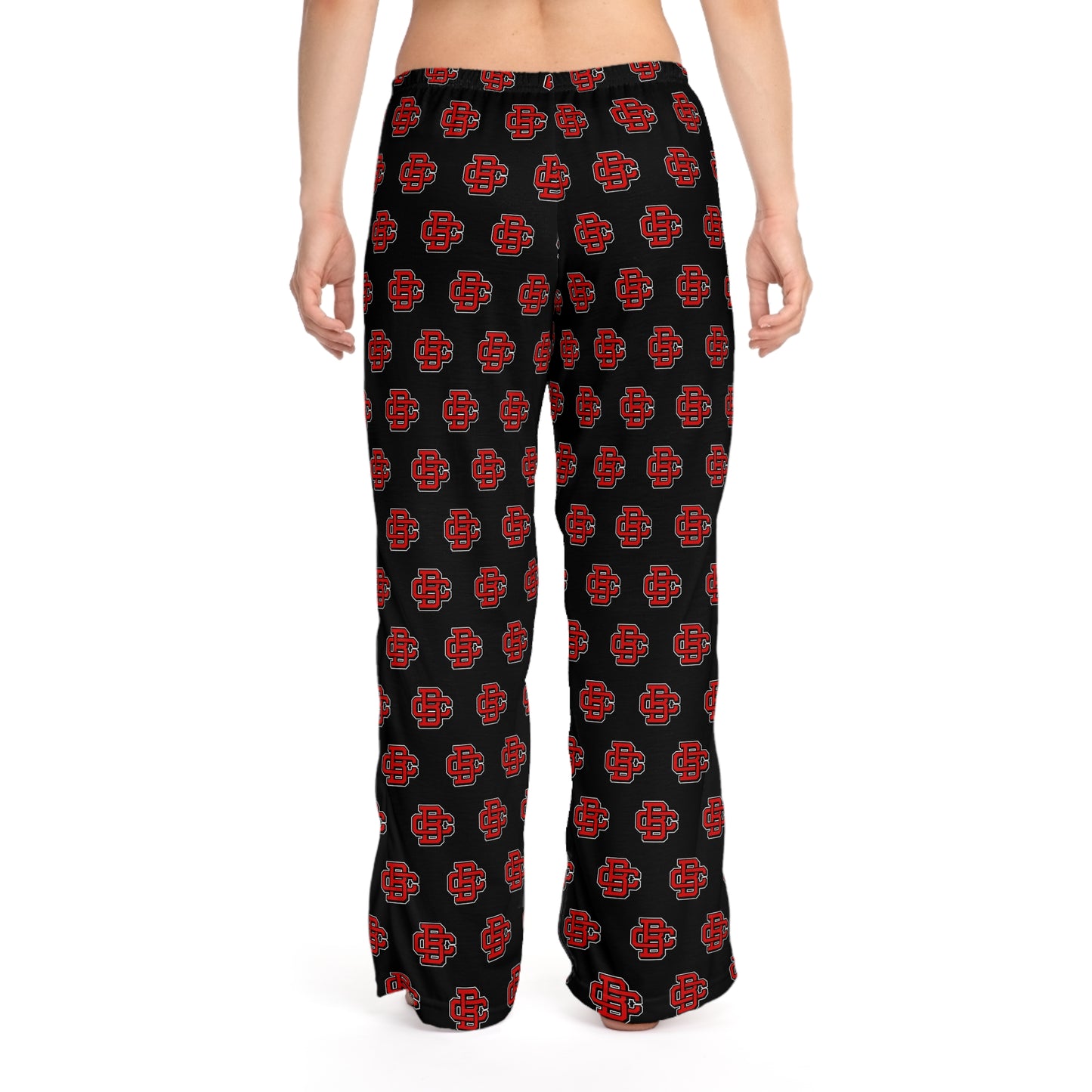 Women's Pajama Pants (AOP) Creeks Baseball Club - CBC