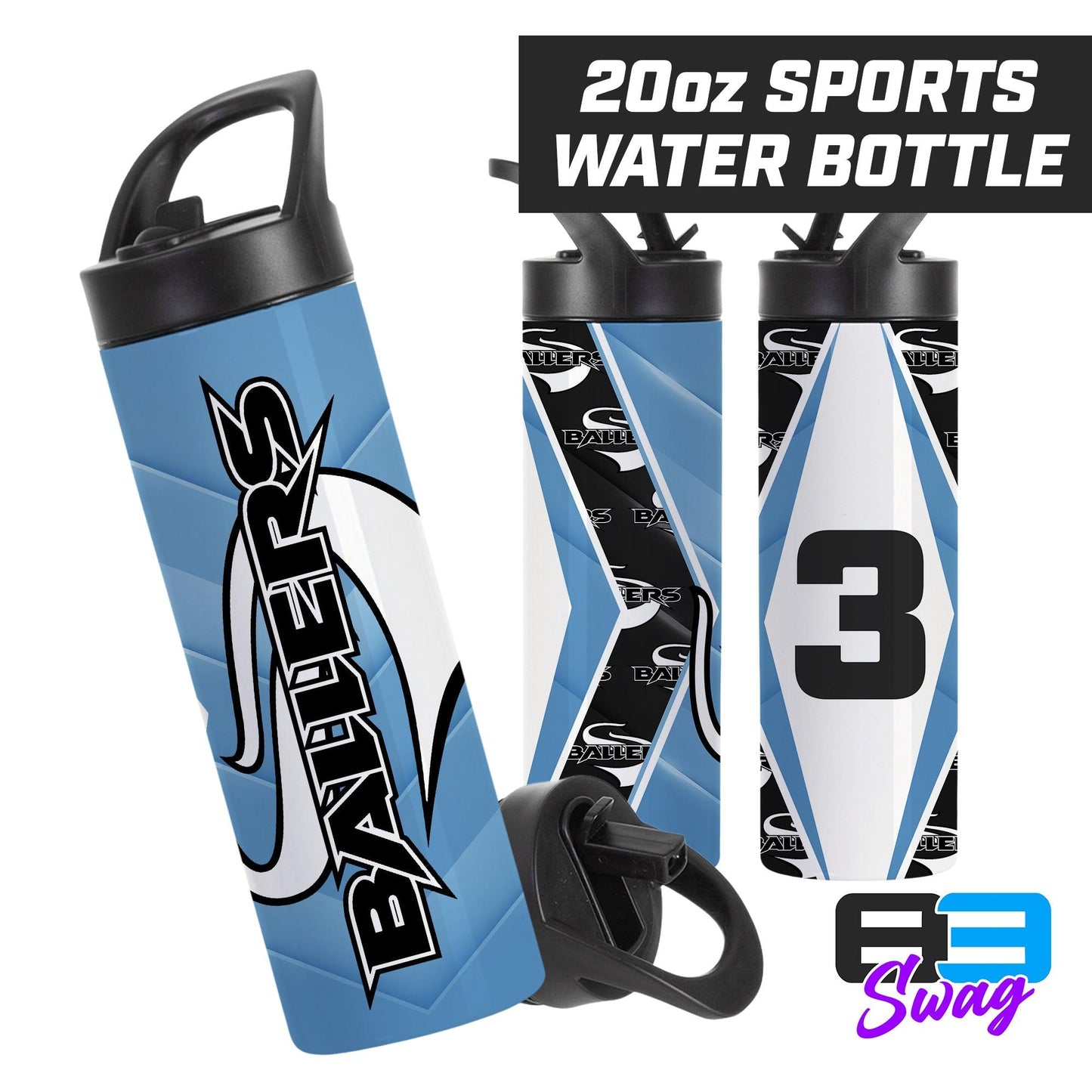 20oz Sports Tumbler - Ballers - 83Swag