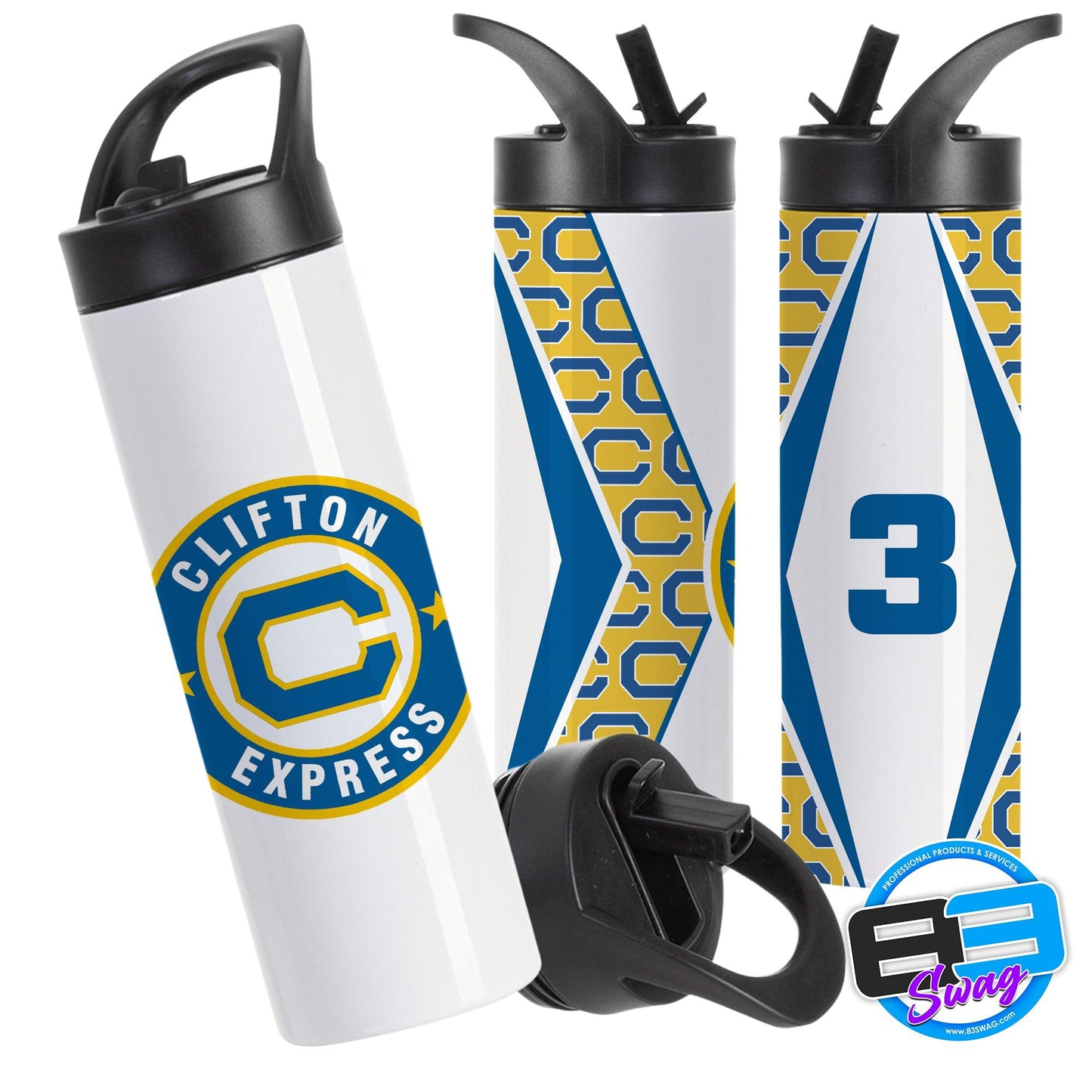 20oz Sports Tumbler - Clifton Express Baseball - 83Swag