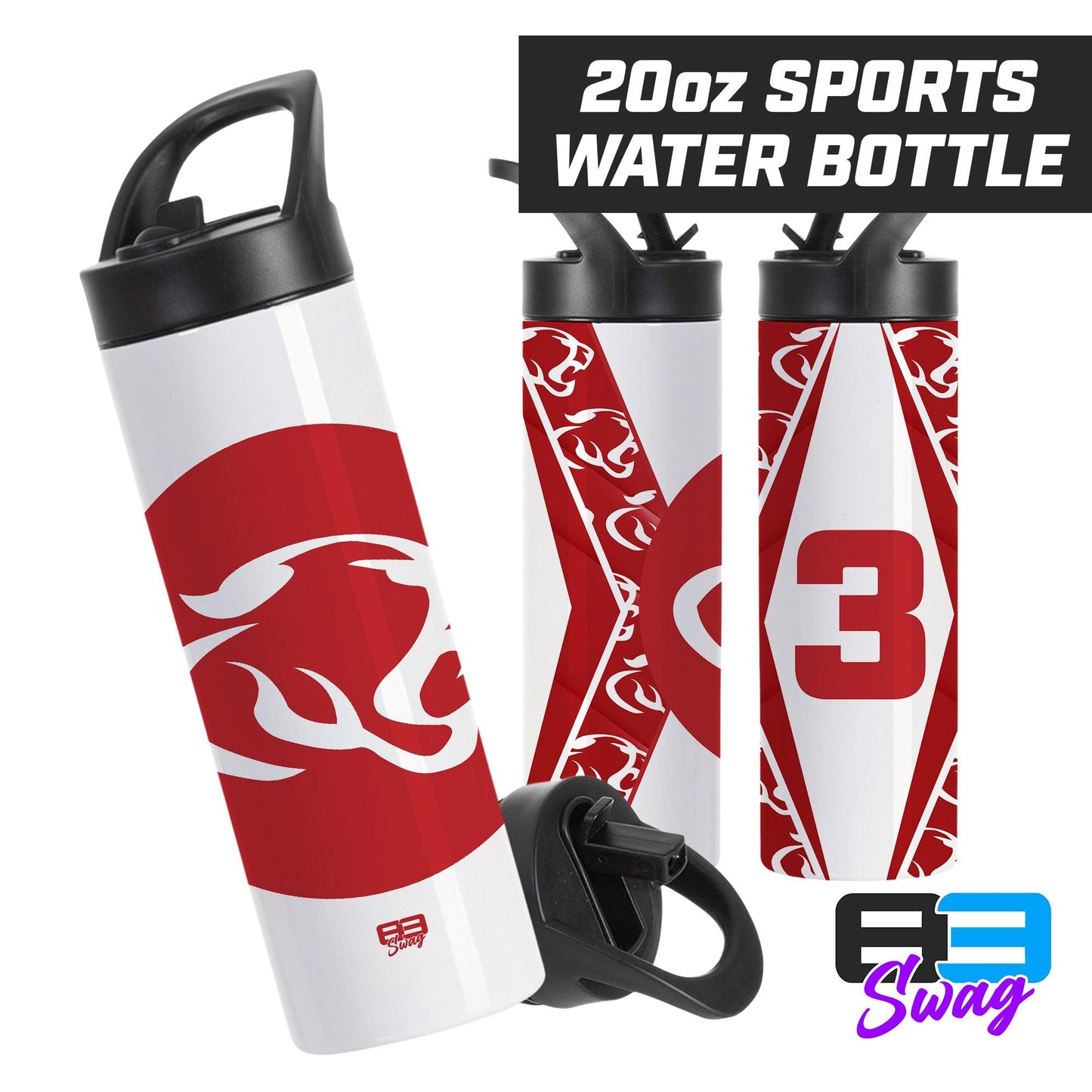 20oz Sports Tumbler - Crosby Cougars - 83Swag