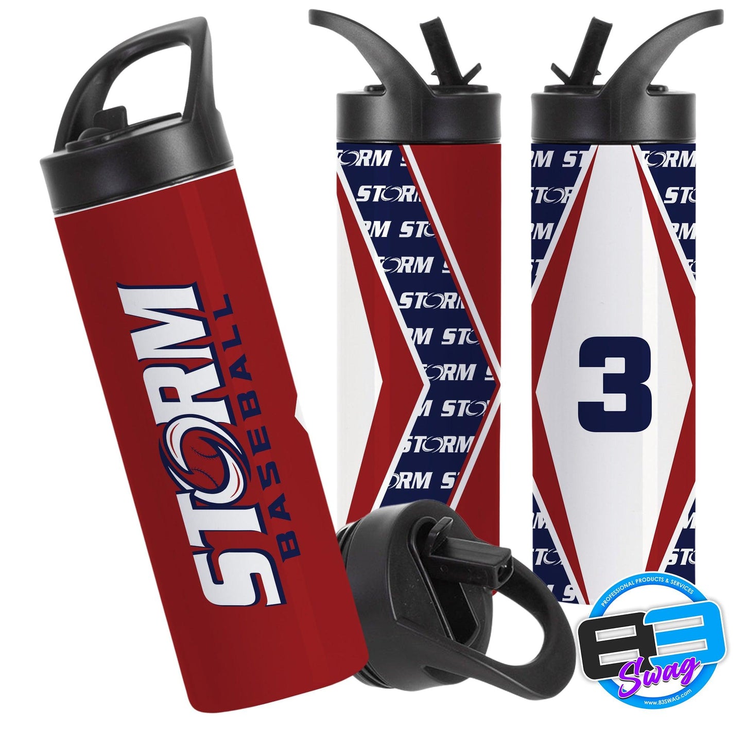 20oz Sports Tumbler - Fleming Island Storm - 83Swag