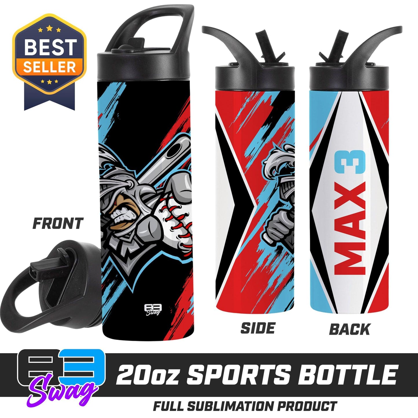 20oz Sports Tumbler - Knights Baseball 2024 FALL EDITION - 83Swag