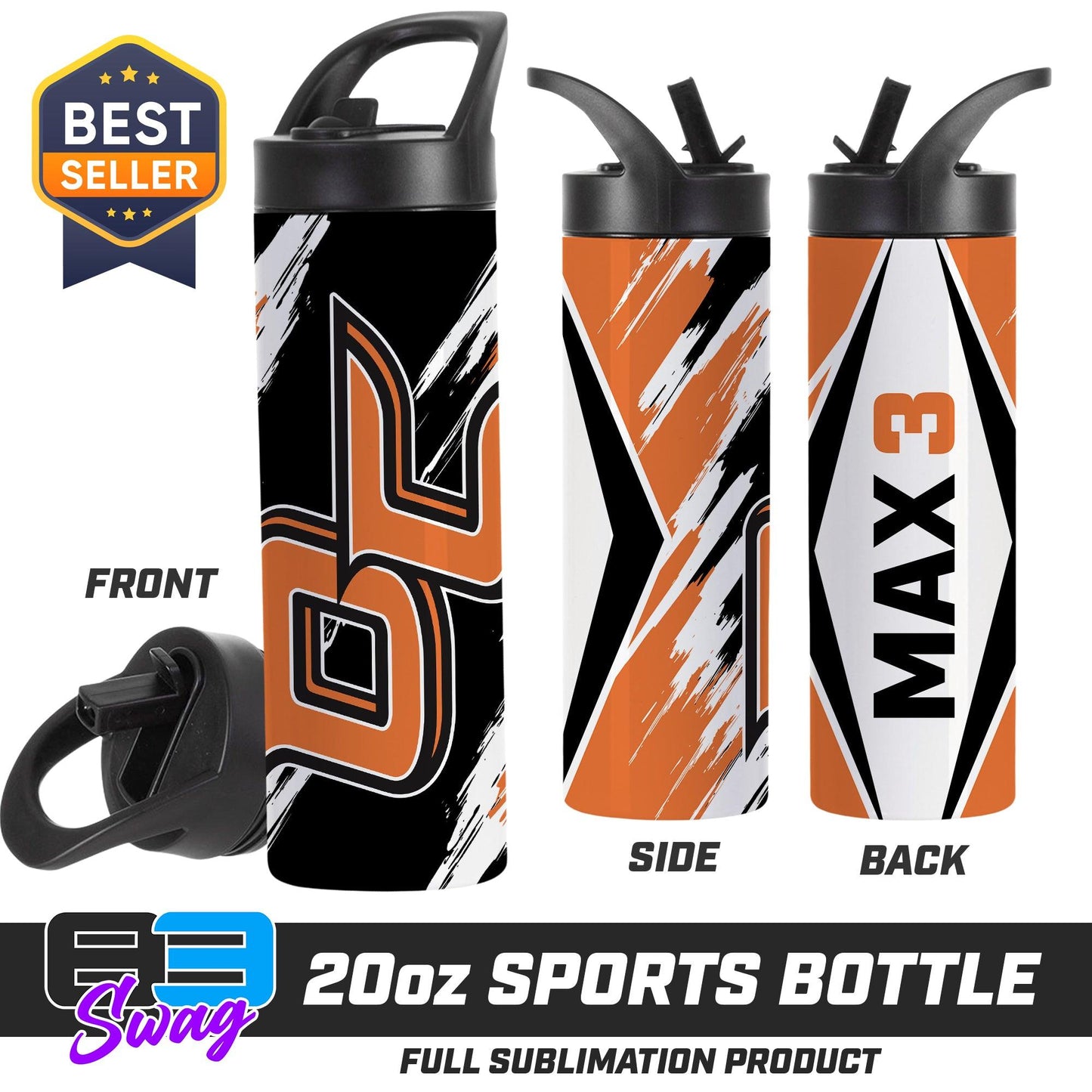 20oz Sports Tumbler - Orange County Hockey Club - 83Swag