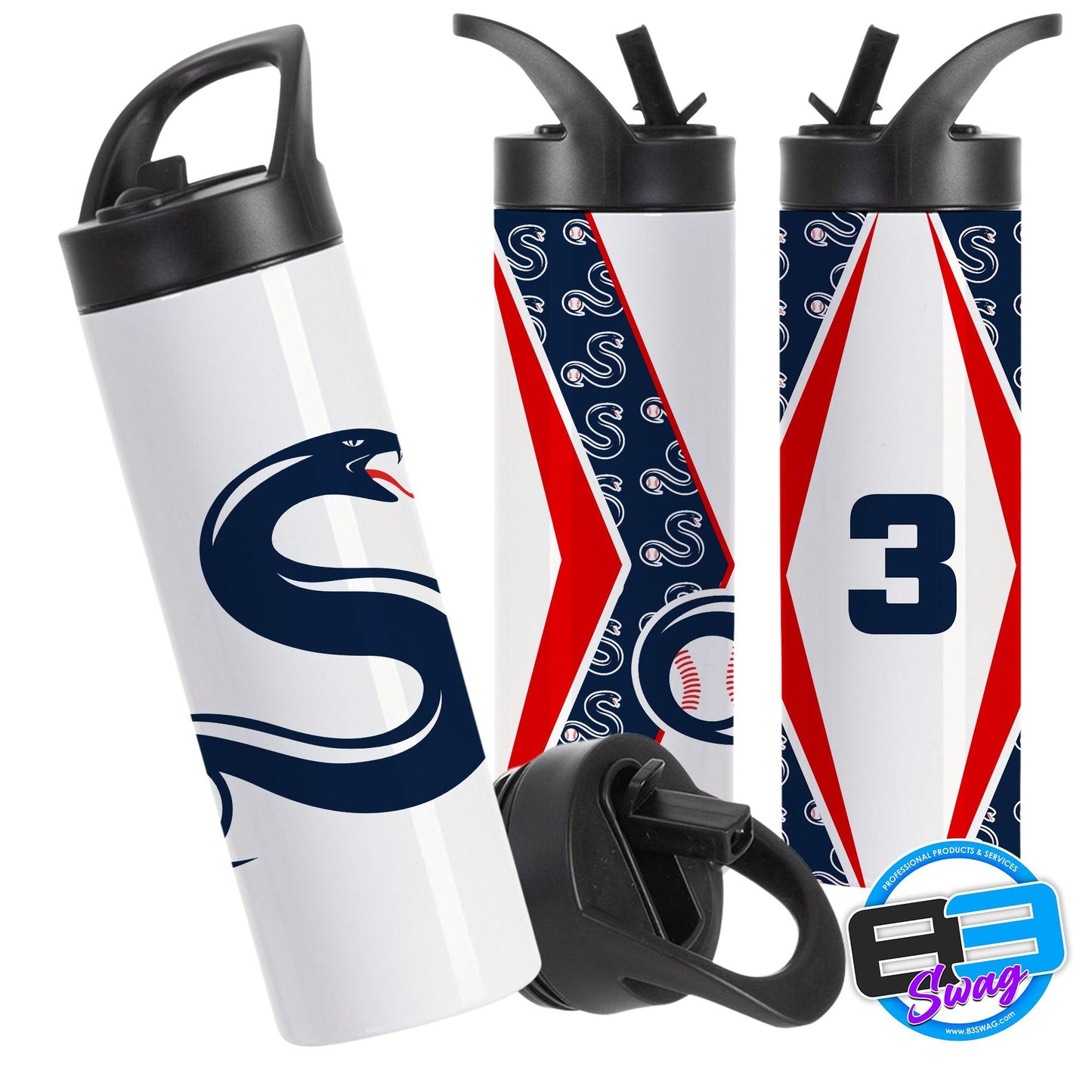 20oz Sports Tumbler - San Jose Strikers Baseball - 83Swag