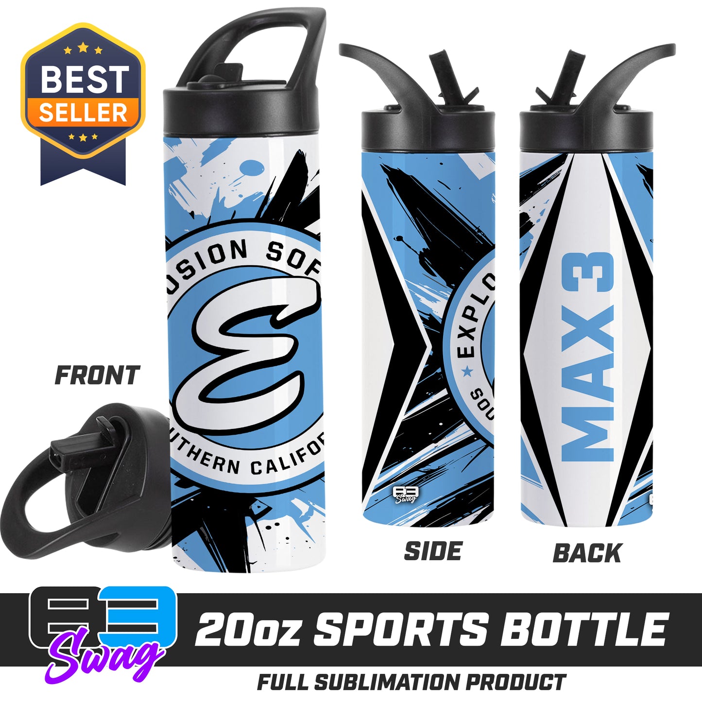 20oz Sports Tumbler - Explosion Softball
