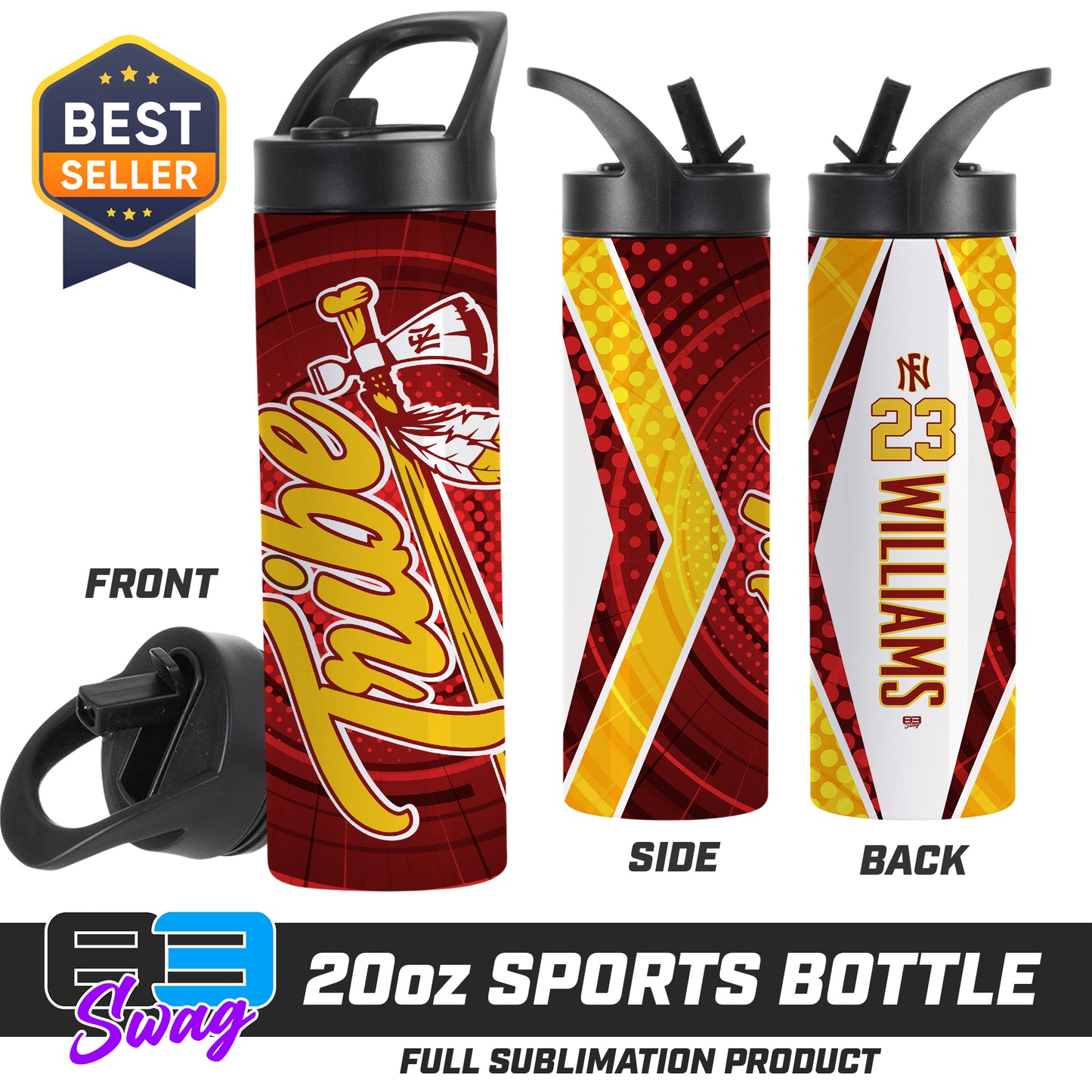 CUSTOM 20oz Sports Tumbler - North Florida Tribe