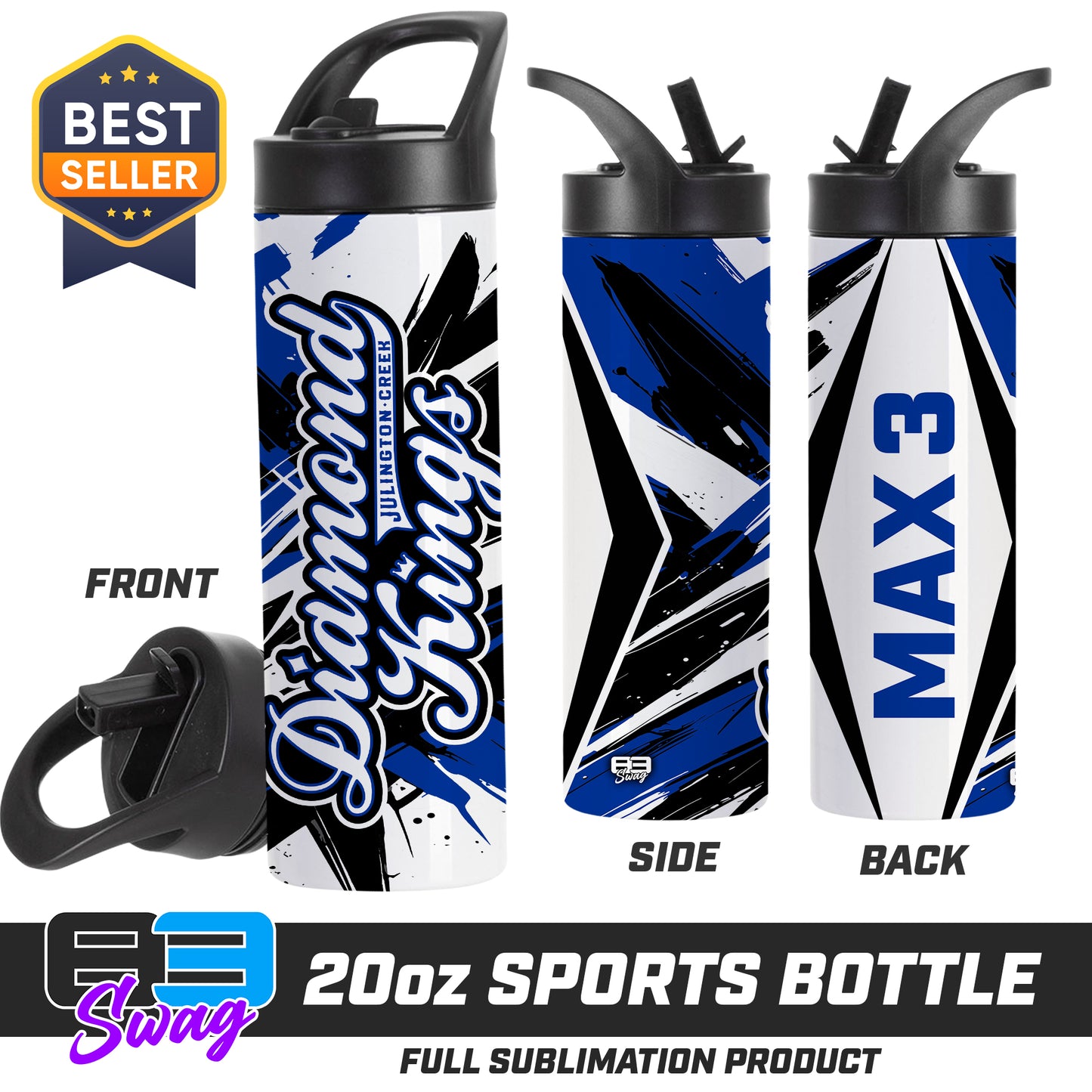 20oz Sports Tumbler - JCB Diamond Kings Baseball 2026 VERSION