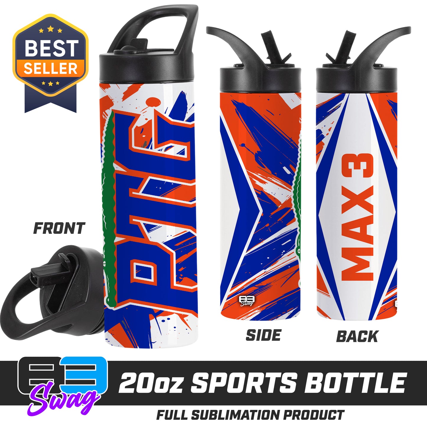 20oz Sports Tumbler - Palatka TailGators Baseball v.26