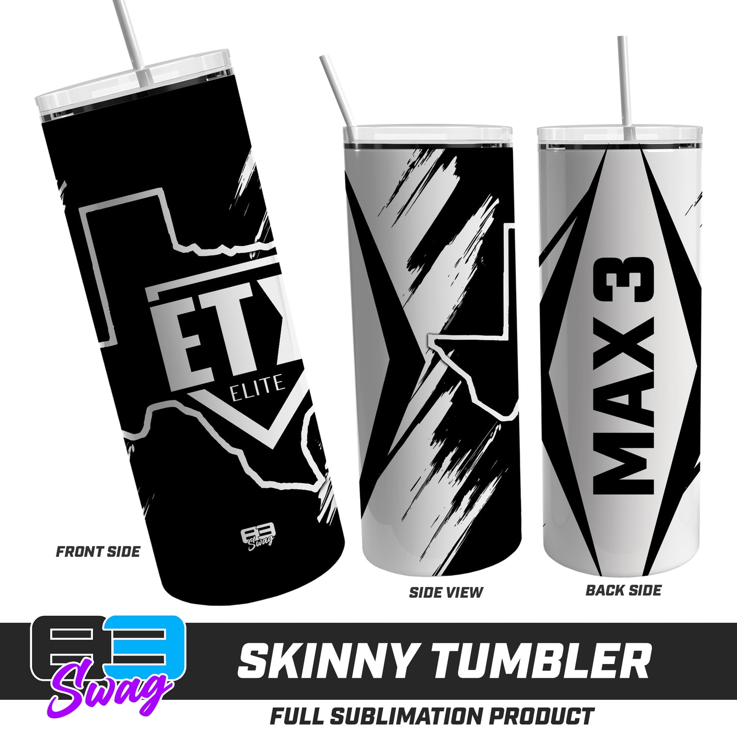 Skinny Metal Tumbler - ETX Elite Softball
