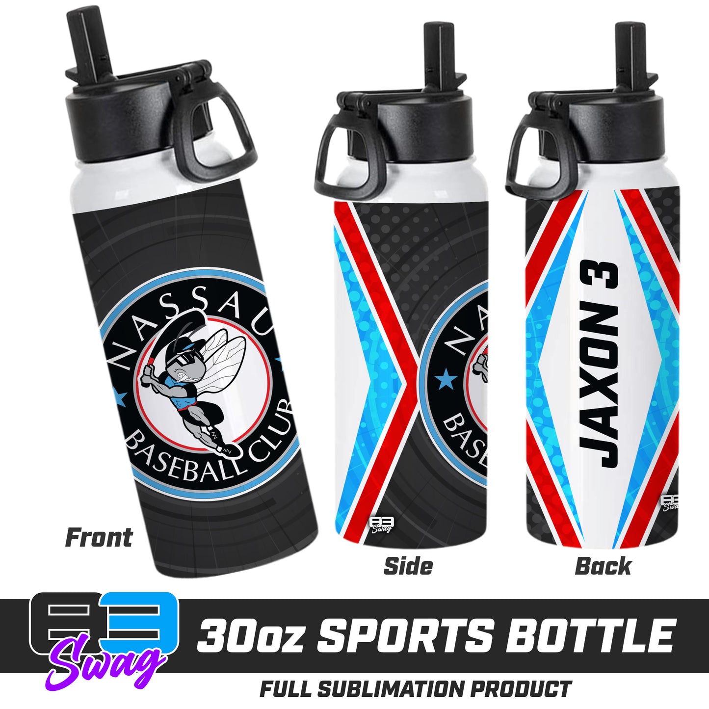 CUSTOM 30oz Sports Tumbler - NBC Gnats Baseball