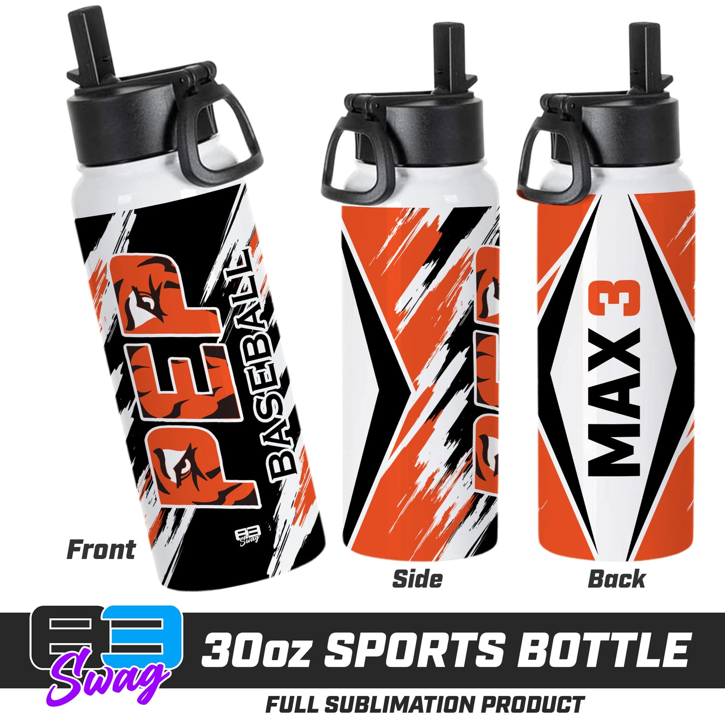30oz Sports Tumbler - PEP Tigers Baseball