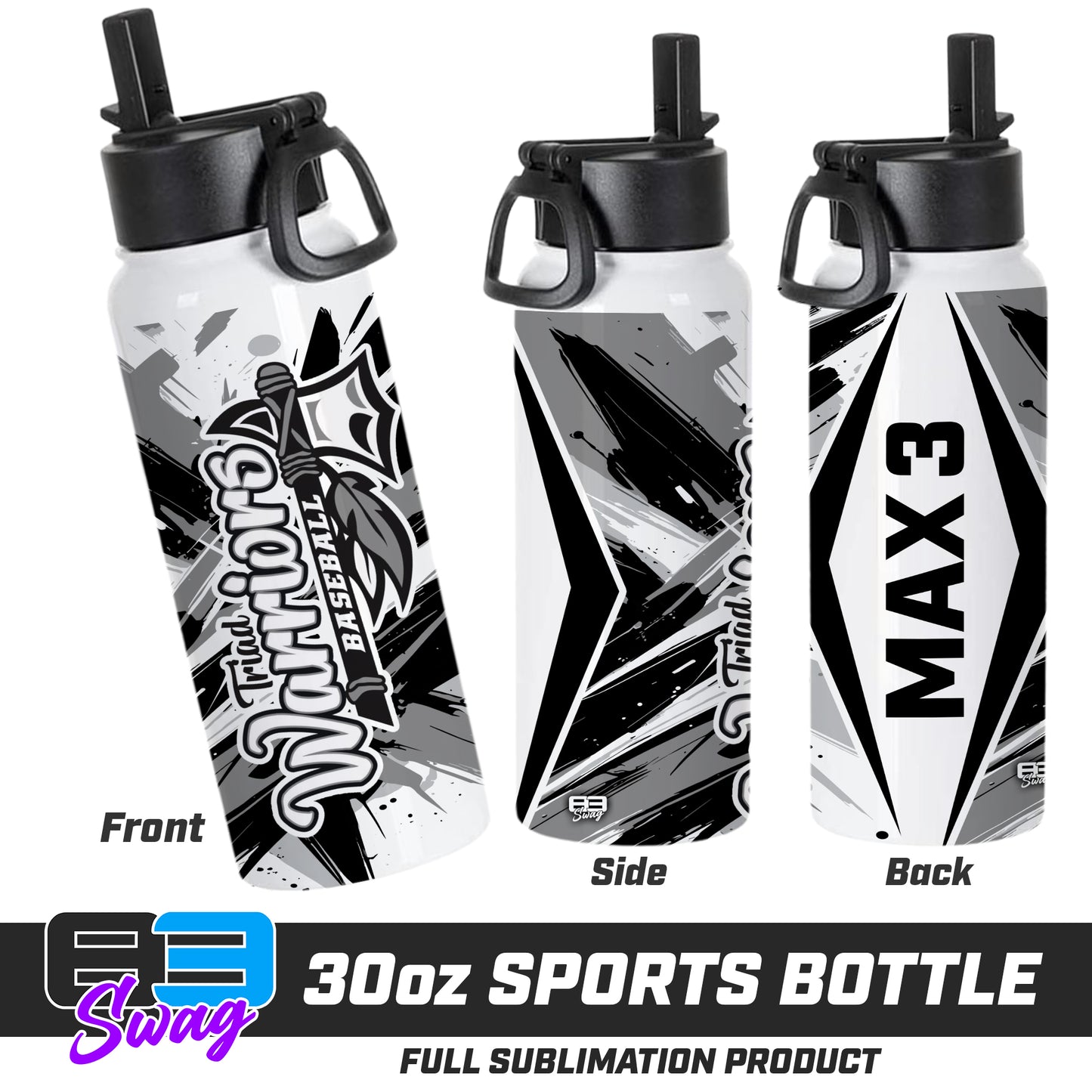 30oz Sports Tumbler - Triad Warriors Baseball