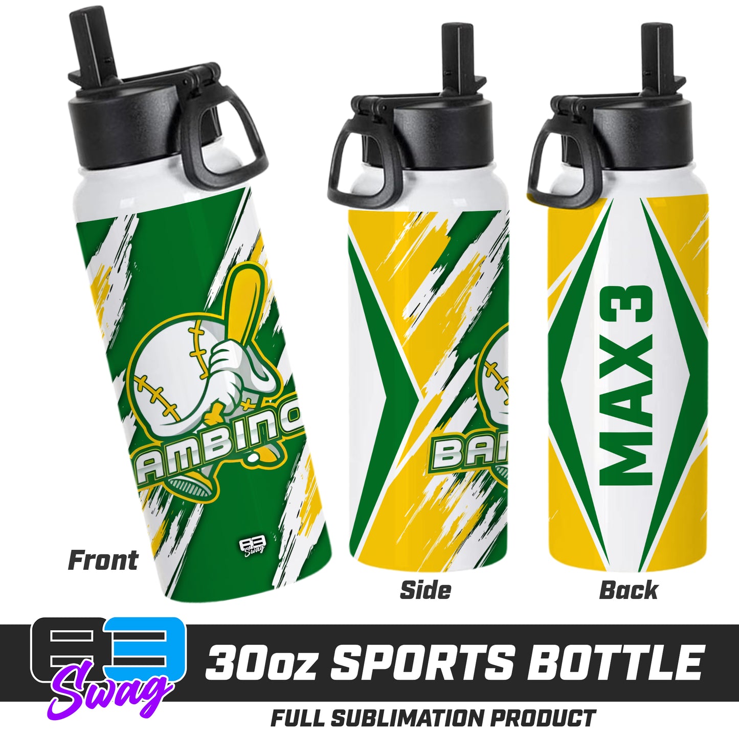 30oz Sports Tumbler - Bambinos Baseball