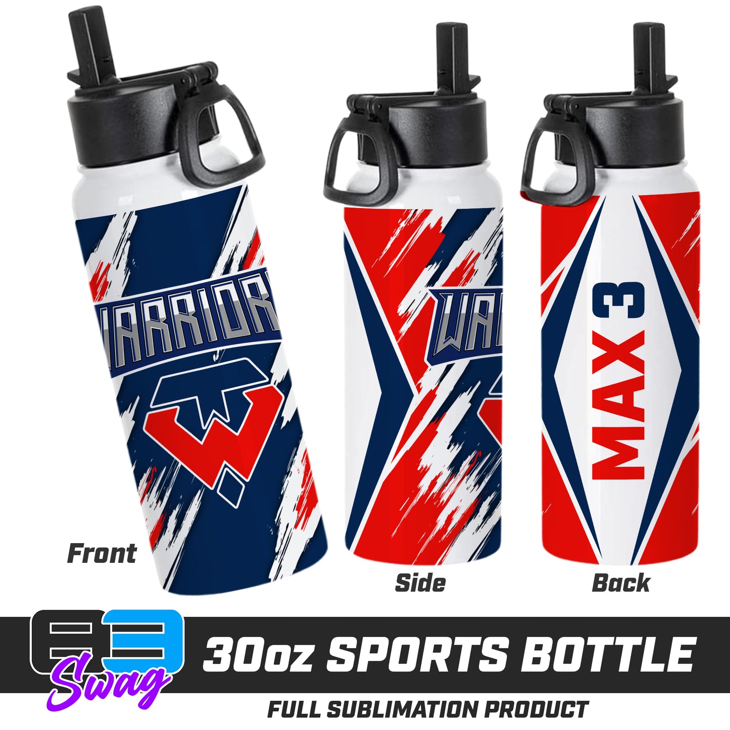 30oz Sports Tumbler - Tampa Warriors Baseball