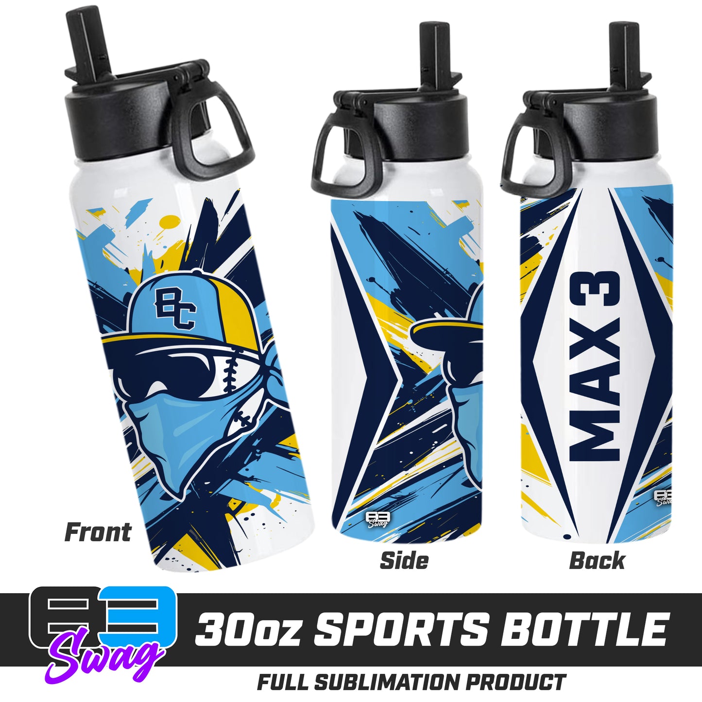 30oz Sports Tumbler - Bold City Bandits Baseball 2026 VERSION