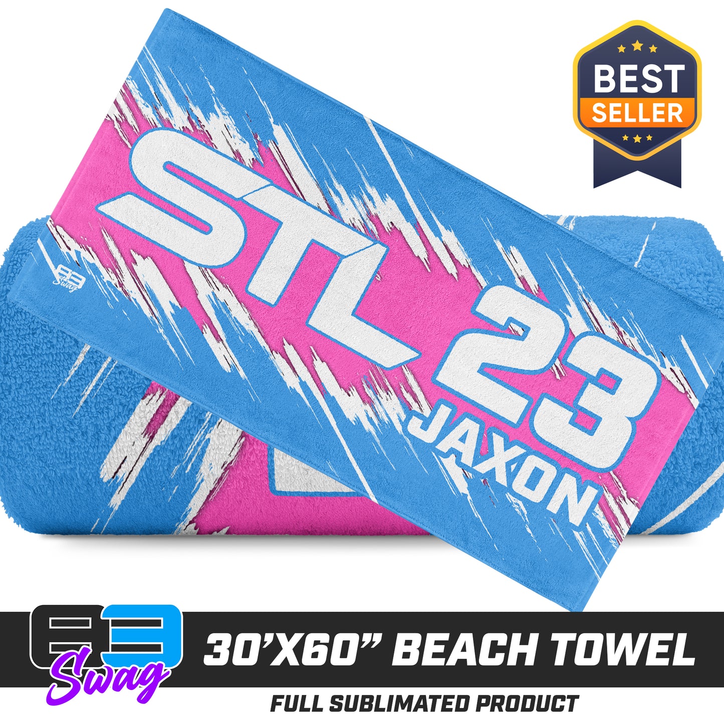 30"x60" Beach Towel - Small Town Legends