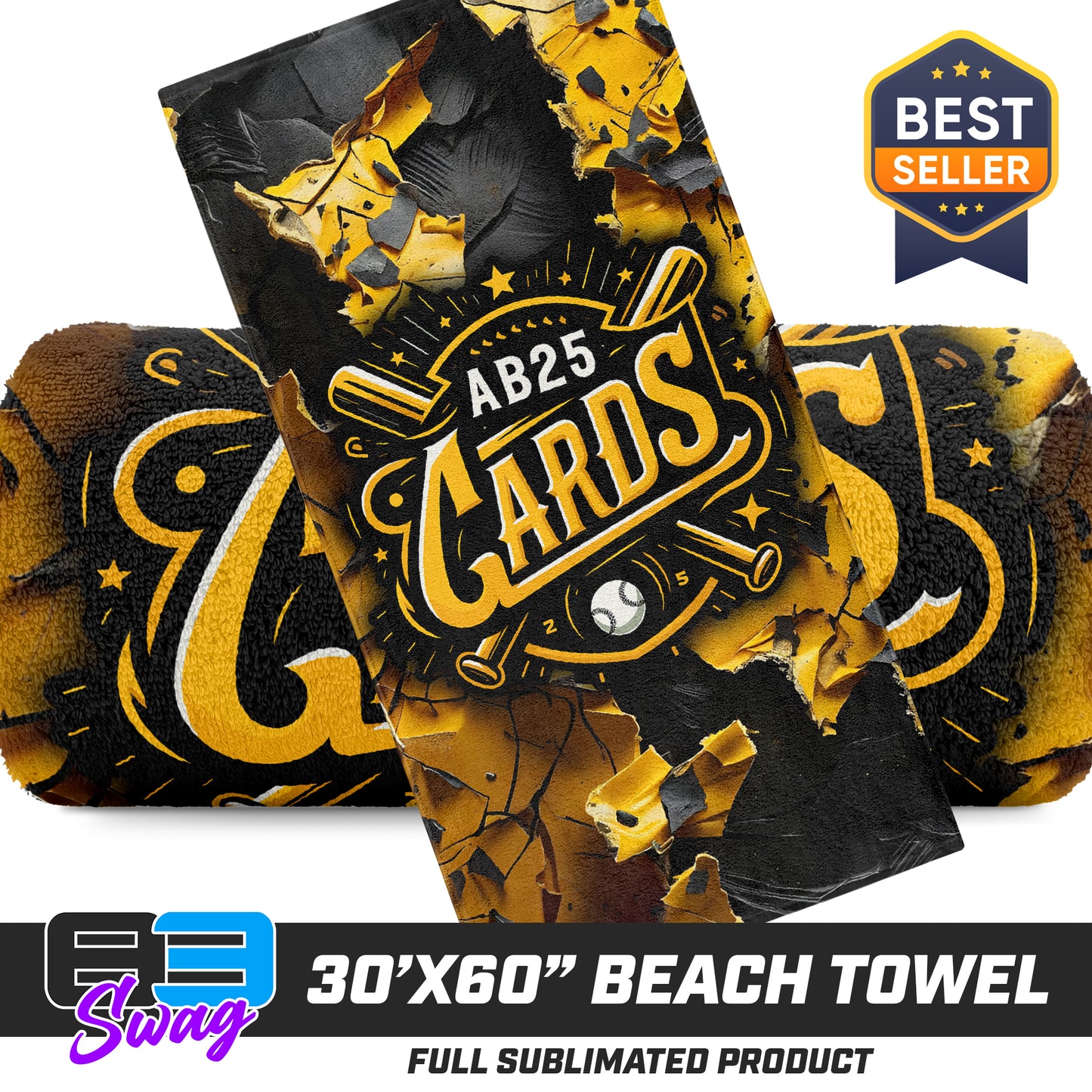 30"x60" Beach Towel - AB25Cards