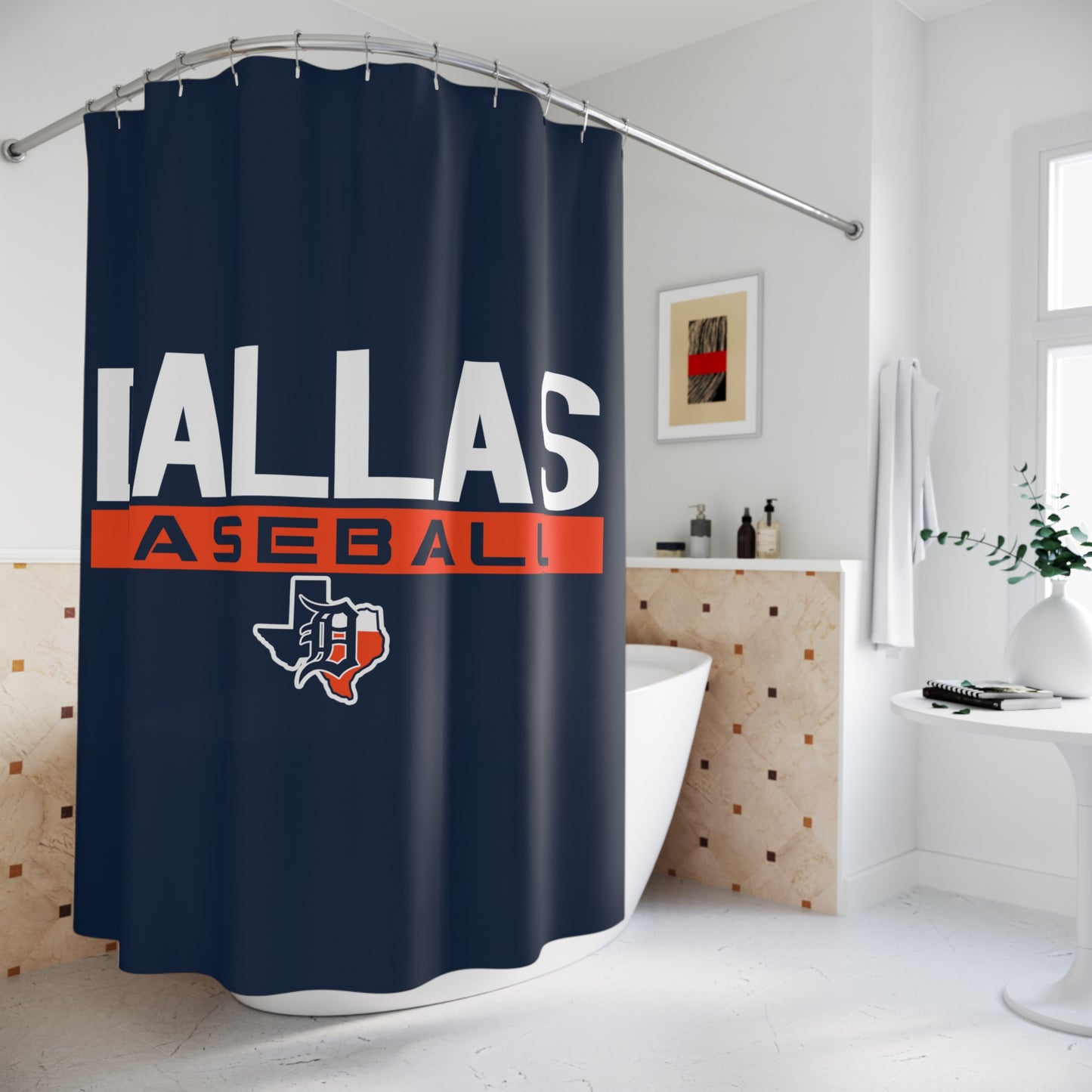 Shower Curtains Dallas Tigers Baseball