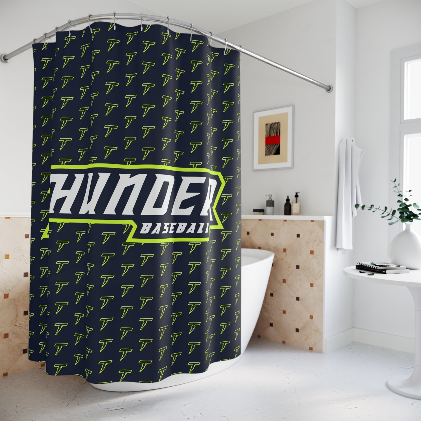 Thunder Shower Curtain