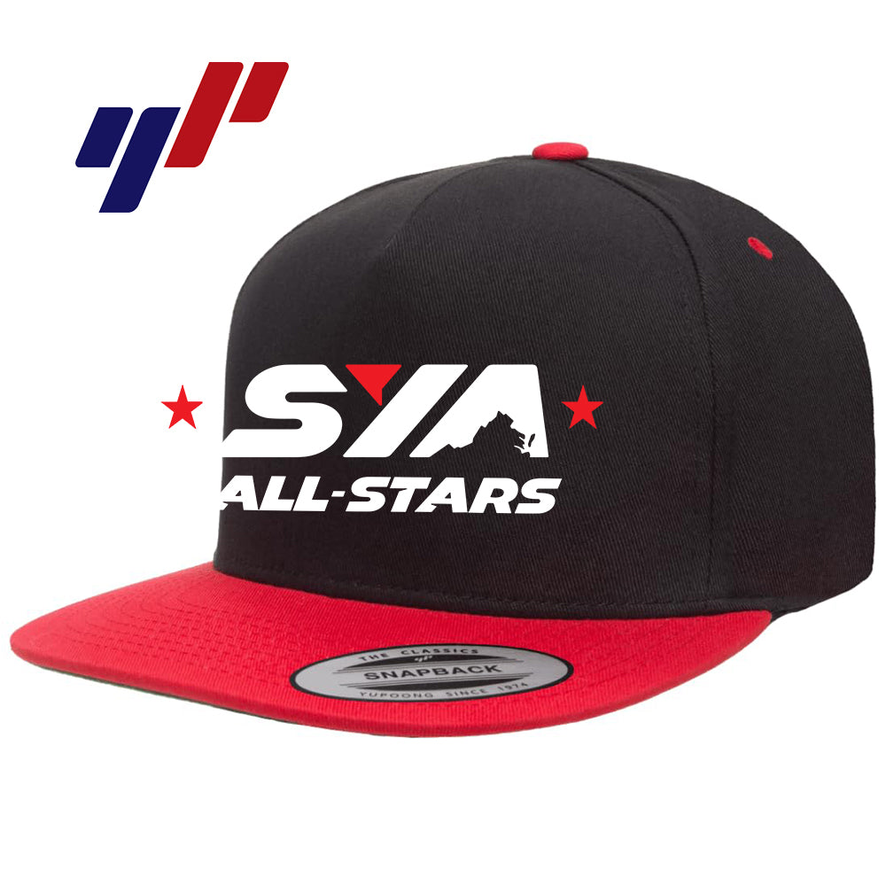 Yupoong Y6007 Adult 5-Panel Cotton Twill Snapback Cap - SYA All-Stars