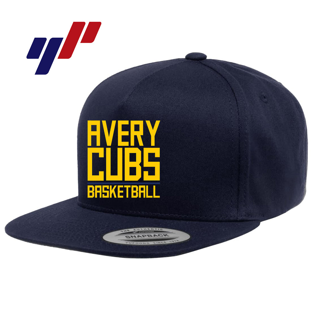 Yupoong Y6007 Adult 5-Panel Cotton Twill Snapback Cap - Avery Cubs