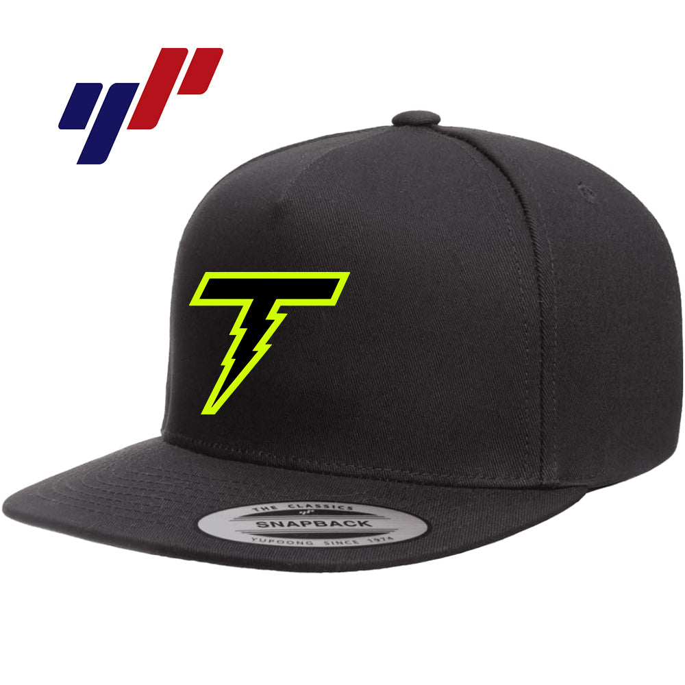 Yupoong Y6007 Adult 5-Panel Cotton Twill Snapback Cap - THUNDER