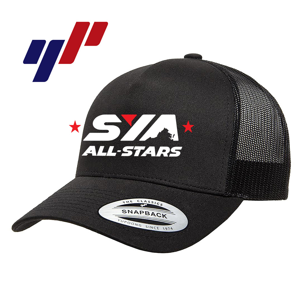 Yupoong 6506 Adult 5-Panel Retro Trucker Cap - SYA All-Stars
