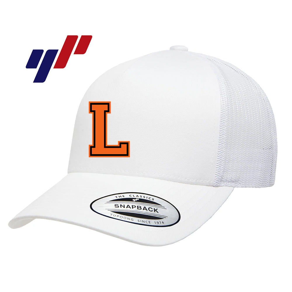 Yupoong 6506 Adult 5-Panel Retro Trucker Cap - Longwood Wrestling