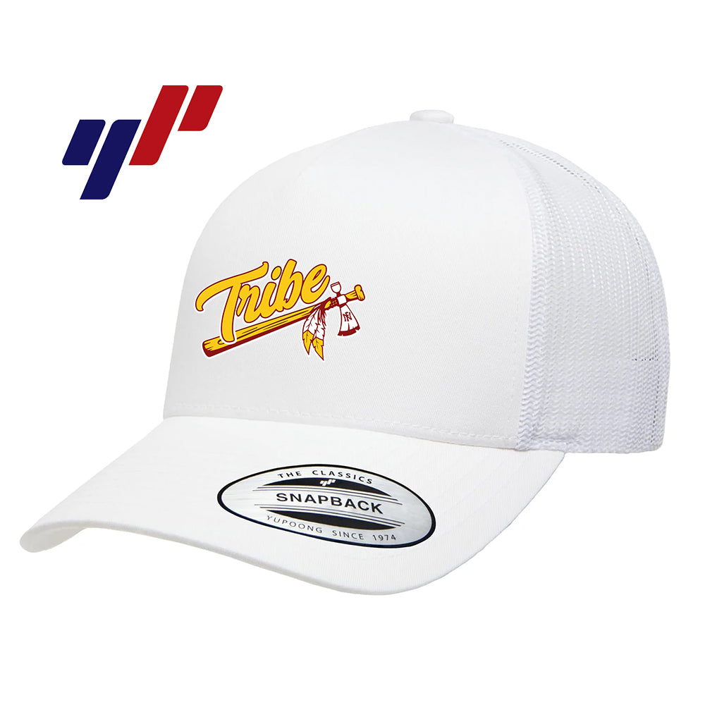 Yupoong 6506 Adult 5-Panel Retro Trucker Cap DTF PRINTED- North Florida Tribe