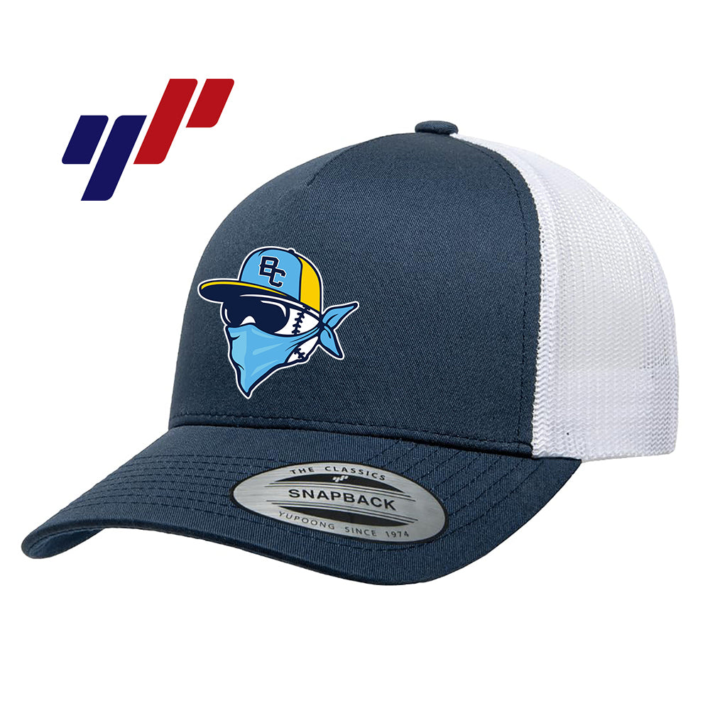 Yupoong 6506 Adult 5-Panel Retro Trucker Cap - Bold City Bandits Baseball