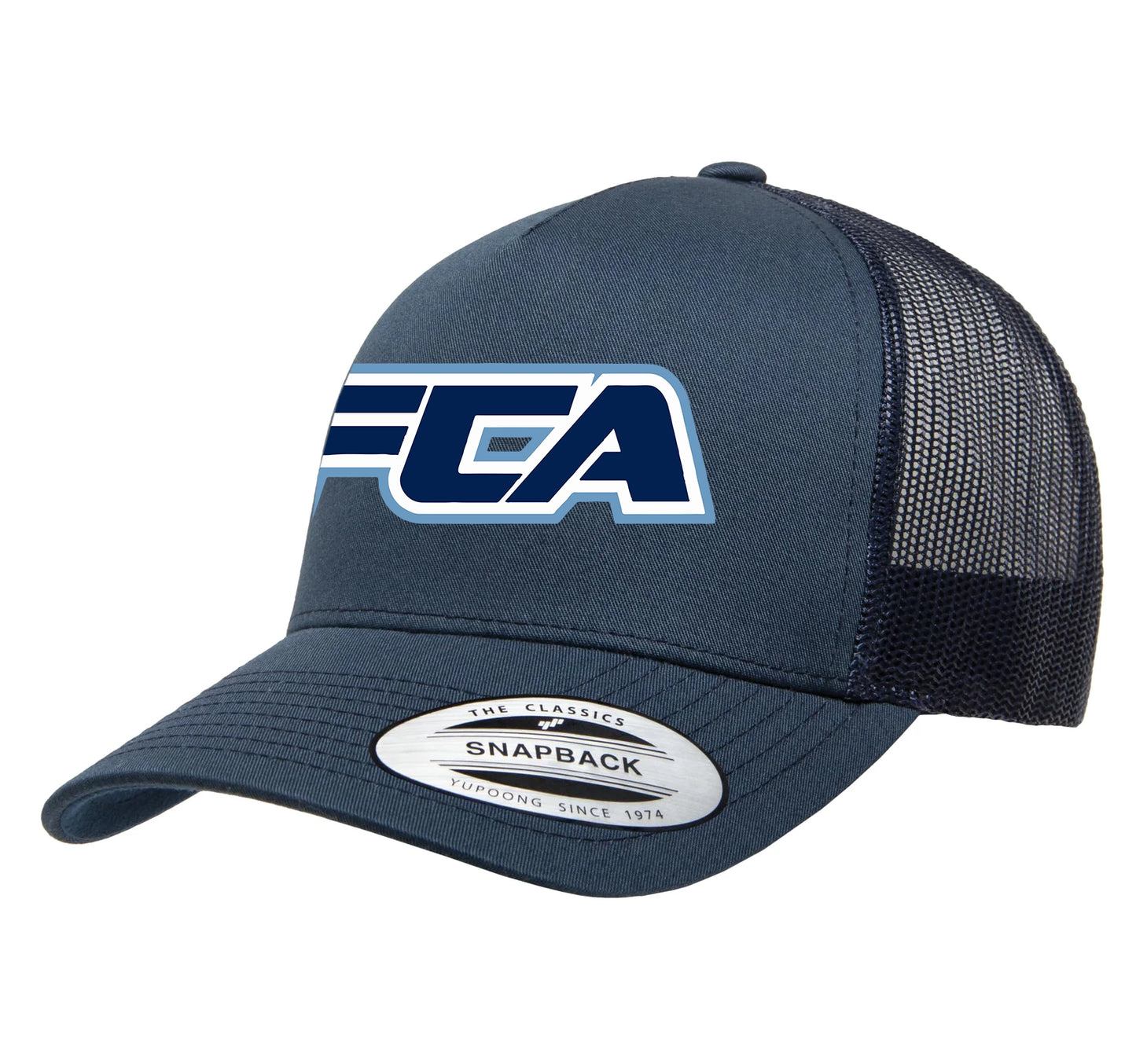 Yupoong 6506 Adult 5-Panel Retro Trucker Cap - FCA