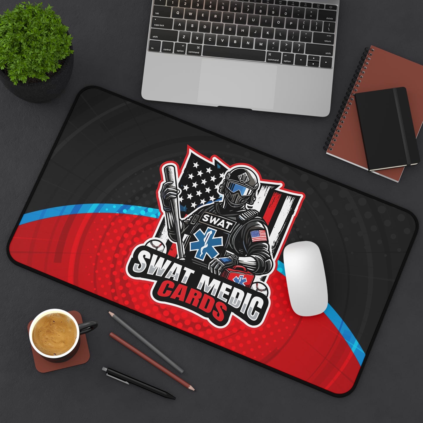 Desk Mat Swat Medic Cards