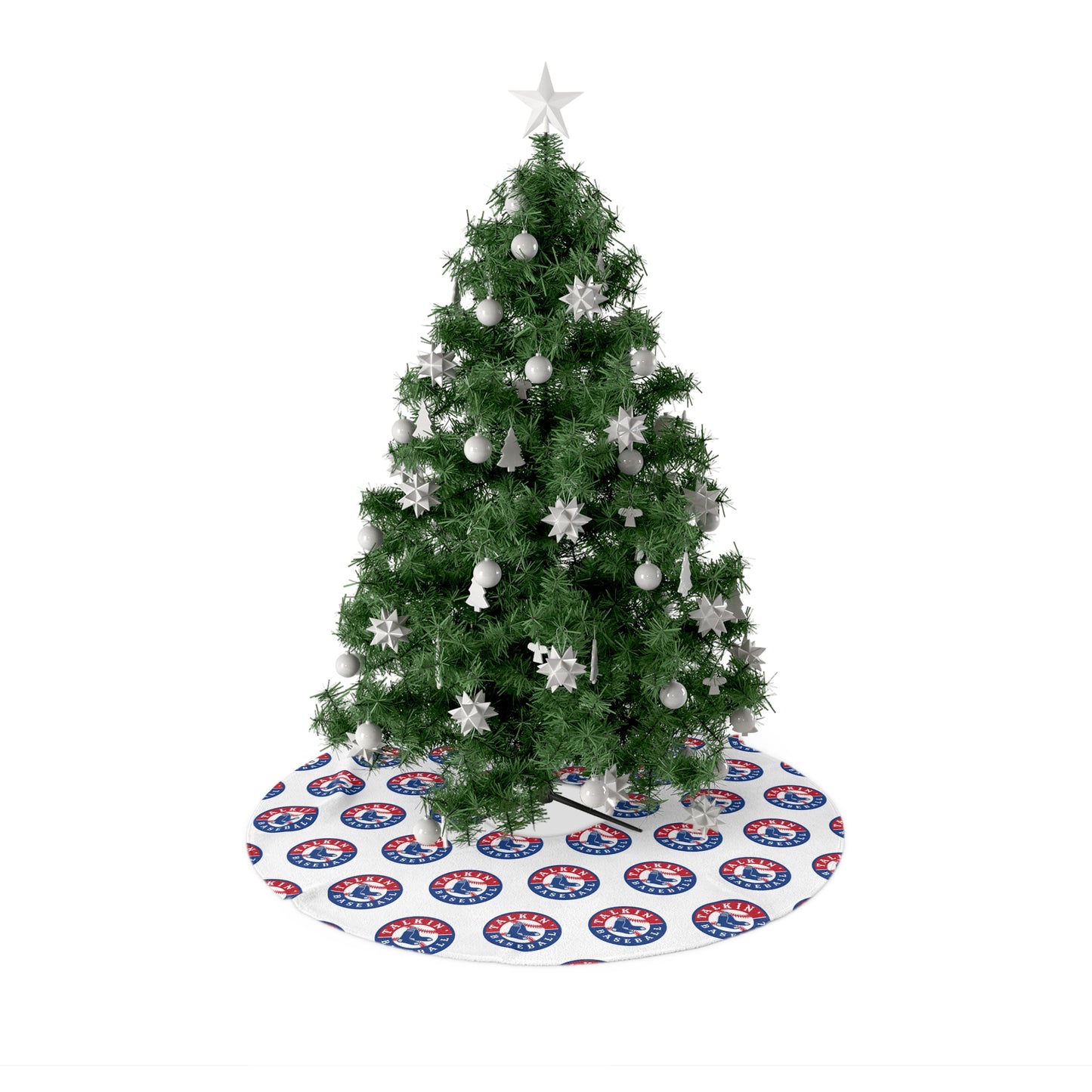 Christmas Tree Skirts Talkin' Baseball