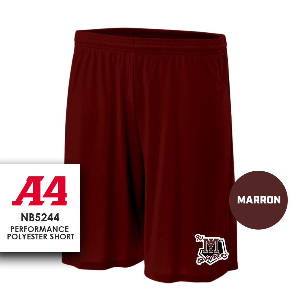 9u Mercer Island Islanders - Performance Shorts - MULTIPLE COLORS - 83Swag