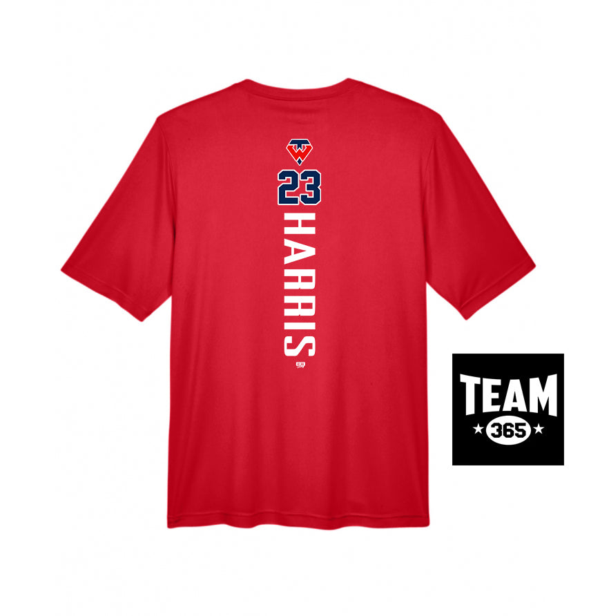 Team 365 Youth & Men's Zone Performance T-Shirt - Tampa Warriors Baseball