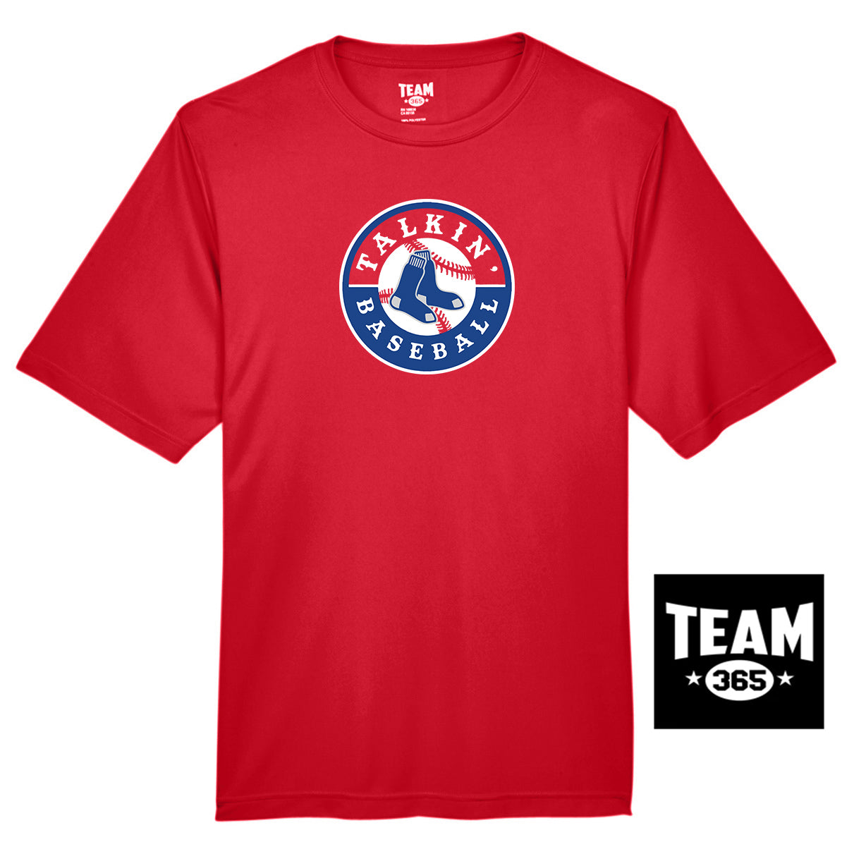 Team 365 Youth & Men's Zone Performance T-Shirt - Talkin Baseball