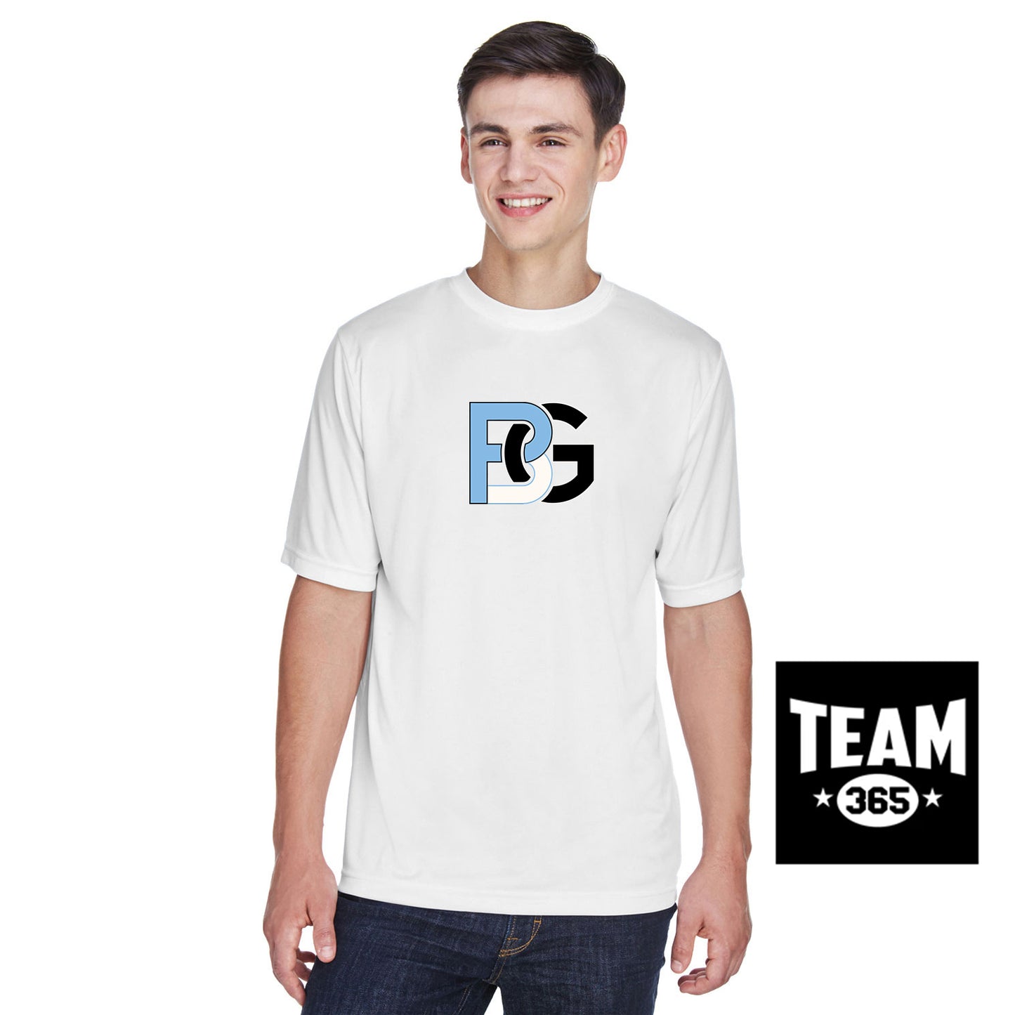 Team 365 TT11 Men's Zone Performance T-Shirt - Lightning Baseball