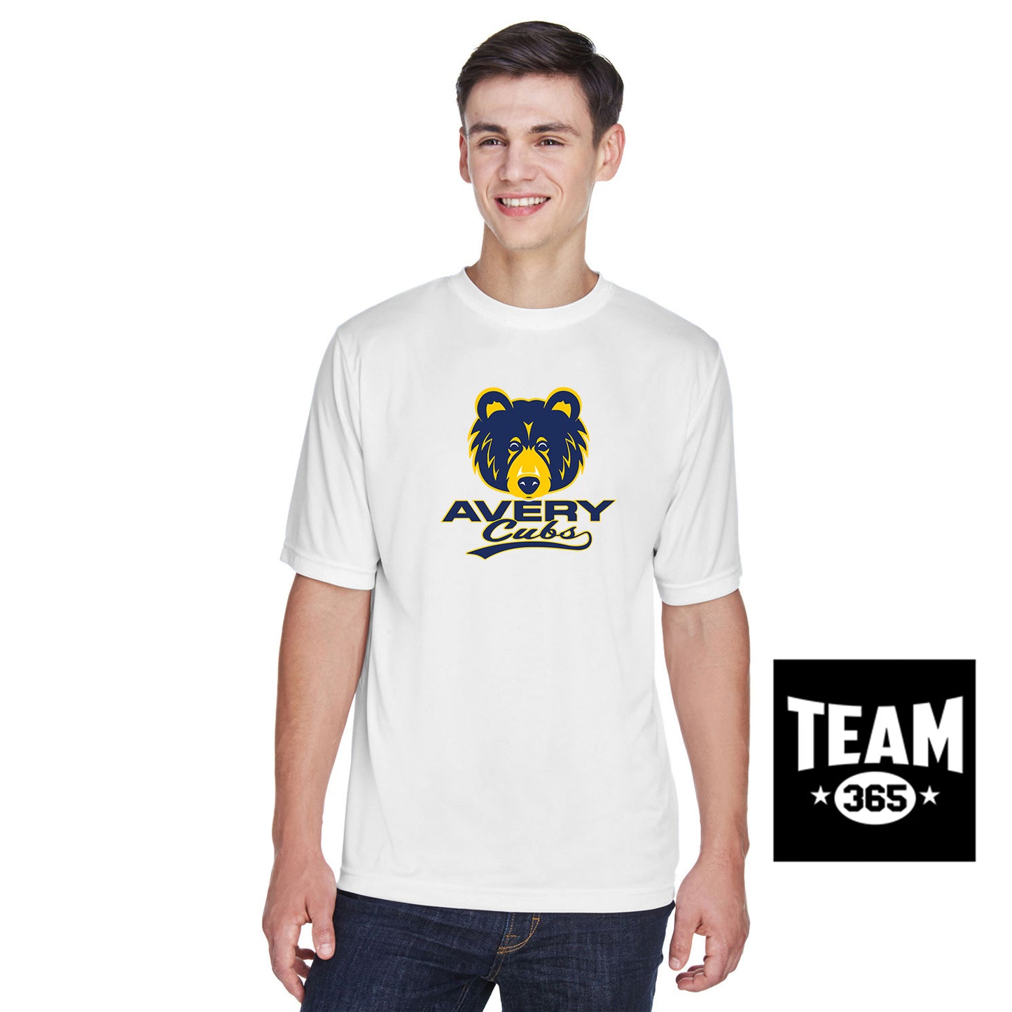 Team 365 TT11 Men's Zone Performance T-Shirt - Avery Cubs
