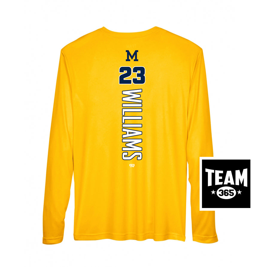 Team 365 Youth & Men's Zone Performance Long-Sleeve T-Shirt - Midland Baseball
