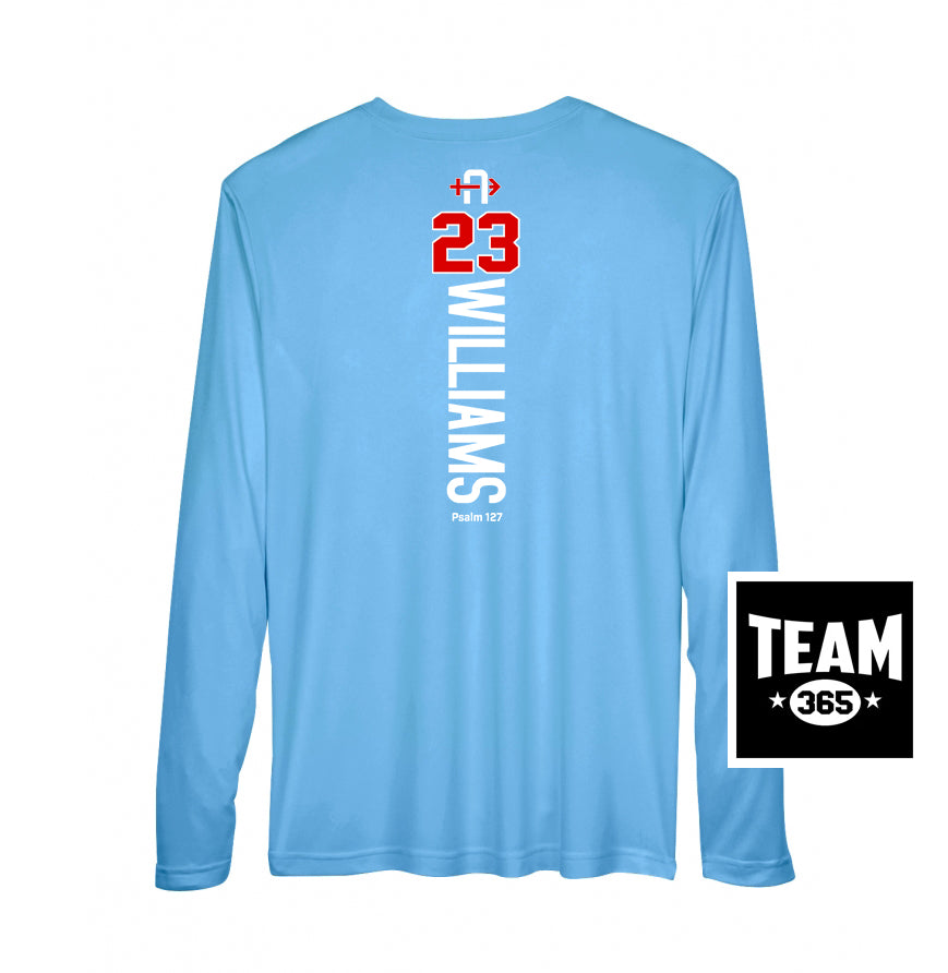 Team 365 Youth & Men's Zone Performance Long-Sleeve T-Shirt - Arrows Baseball