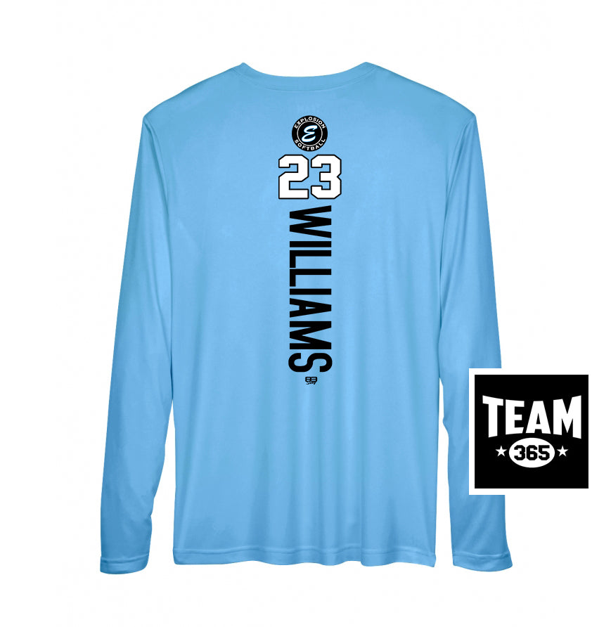 Team 365 Youth & Men's Zone Performance Long-Sleeve T-Shirt - Explosion Softball